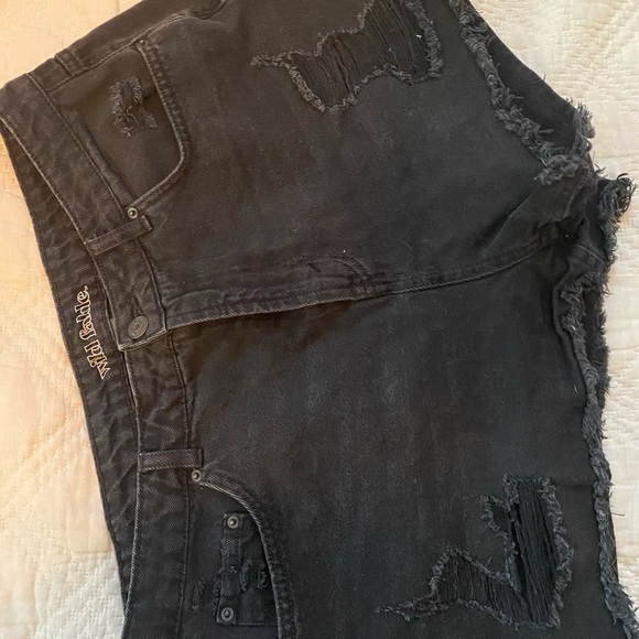 Black wild fable denim shorts